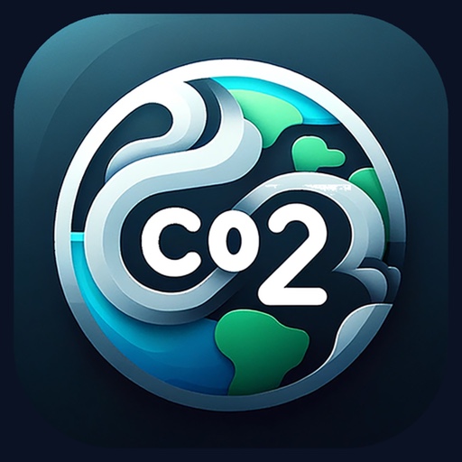 CO2 World Info app icon square master used for 512 and 1024 store listing icons
