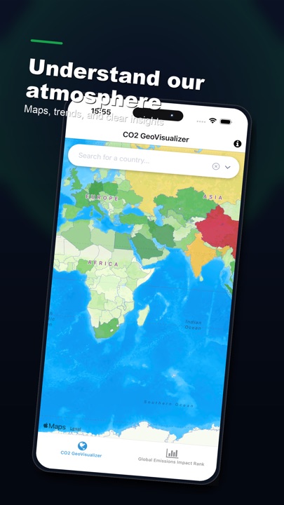 CO2 World Info store screenshot: understand our atmosphere