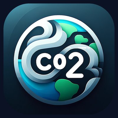Step 1: CO2 World Info square app icon for App Store and Google Play